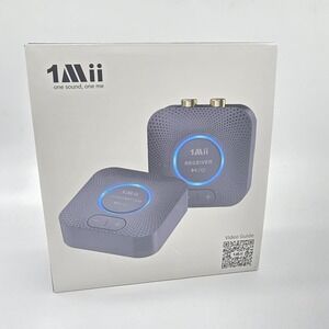 1Mii 2.4GHz Wireless Audio Transmitter Receiver Set 262ft Range Low Latency TV